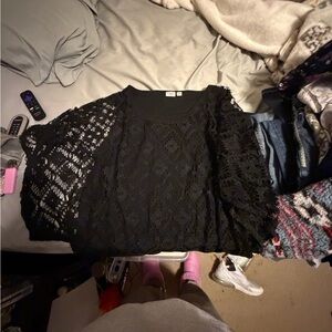 Cato Black Women's Top